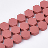 Spray Painted Non-magnetic Synthetic Hematite Beads Strands G-T116-03B-12-1