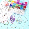 DIY Glass Beads Bracelets Mking Kits DIY-FS0006-54B-8