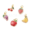 Alloy Enamel Pendants X-PALLOY-JF01508-1