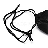 Rectangle Cloth Drawstring Bags ABAG-WH0035-037-2