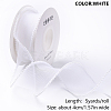 1Roll 5 Yards ABS Pearl Edged Mesh Ribbon for Bowknot Making OCOR-YW0001-13B-1