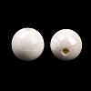 Glazed Porcelain Round Beads PORC-S489-14mm-01-4