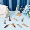 10Pcs 10 Colors Imitation Leather Big Tassel Pendants FIND-PH0008-25-4