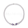 304 Stainless Steel Stud Earrings & Pendant Necklaces & Link Bracelets Jewelry Sets SJEW-L135-01C-2