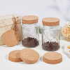 Wood Cork Stopper AJEW-WH0473-09-5