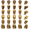 30Pcs 6 Styles Tibetan Style Alloy European Beads MPDL-PH0001-18AG-1