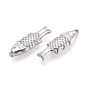304 Stainless Steel Fish Pendants STAS-T069-10P-2