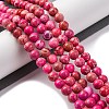 Dyed Natural Regalite/Imperial Jasper/Sea Sediment Jasper Beads Strands G-B124-C02-07-2