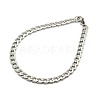 Tarnish Resistant 304 Stainless Steel Curb Chain/Twisted Chain Bracelet Making STAS-A028-B122P-1