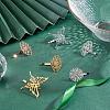 18Pcs 9 Style Iron Hair Findings FIND-PH0002-57-2