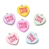 Opaque Resin Pendants RESI-C079-04C-1