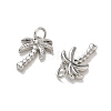 Brass Micro Pave Clear Cubic Zirconia Pendants KK-CBAD9DF-10P-2
