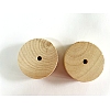 Wood Round Disc Wheel AJEW-WH0241-31-1