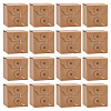 Square Kraft Paper Folding Boxes CON-WH0094-09-1