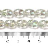 Transparent Glass Beads Strands EGLA-D030-03C-4