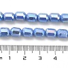 Electroplate Glass Beads Strands EGLA-D030-06F-4