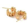 Brass Stud Earrings EJEW-R158-01G-2