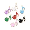 Alloy Enamel Pendants ENAM-B033-01-1