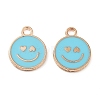 Alloy Enamel Pendants PALLOY-S192-04G-03-1