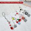 3pcs 3 Styles Acrylic Mobile Straps MOBA-SZ0001-14-2