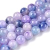 Dyed Natural White Jade Beads Strands G-T138-10mm-210-13-4