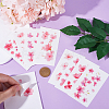 Flower Pattern Removable Temporary Water Proof Tattoos Paper Stickers AJEW-WH0413-03B-3