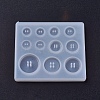 Silicone Button Molds X-DIY-L005-18-2