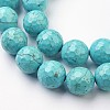 Synthetic Turquoise Bead Strands G-G945-05-14mm-3