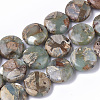 Synthetic Aqua Terra Jasper Beads Strands G-S366-014-01-1