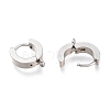 Tarnish Resistant 304 Stainless Steel Huggie Hoop Earrings Findings X-STAS-I167-01C-P-3