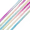 Transparent Gradient Color Glass Beads Strands GLAA-H021-01A-16-2