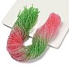 Transparent Painted Glass Beads Strands DGLA-A034-T1mm-A18-1