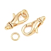 Brass Lobster Claw Clasps KK-H287-08B-G-2