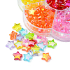 175Pcs 7 Colors Eco-Friendly Transparent Acrylic Beads TACR-CJ0001-57-4