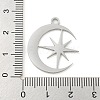 Non-Tarnish 304 Stainless Steel Pendants STAS-B056-26P-04-3