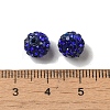 Grade A Rhinestone Pave Disco Ball Beads RB-Q101-9-2