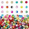 DIY Baking Paint Crackle Glass Beads Stretch Bracelet Making Kits DIY-PH0004-54C-2