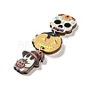 Halloween Theme Wood Big Pendants WOOD-Z004-09C-2