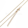 Alloy Rhinestone Pendant Necklaces NJEW-H306-A03-G-5