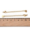 201 Stainless Steel Curb Chain Extender SA-CBA0FDA-01G-08-3