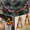 200Pcs Dyed Natural Maple Wood Beads WOOD-SP0001-64-6