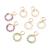 Ring Dangle Hoop Earrings EJEW-JE04821-1