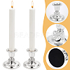 Zinc Alloy Candle Holders AJEW-WR0003-13S-3