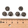Polymer Clay Rhinestone Beads RB-H284-8MM-215-2