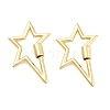 Rack Plating Brass Screw Clasps KK-NH0001-08G-1