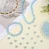2Strands Crackle Glass Beads Strands GLAA-LT0001-01B-3