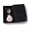 Shell Tiered Necklaces NJEW-JN02387-7