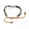 Adjustable Nylon Thread Braided Beads Bracelets BJEW-JB04690-01-5