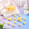 50Pcs Food Grade Eco-Friendly Silicone Beads SIL-TA0002-89G-5