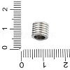 Non-Tarnish 304 Stainless Steel European Beads STAS-H219-14P-3